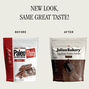 Egg White Protein Powder - Chocolate | 2.18 lbs (990 g) | Julian Bakery | 21g of Protein | Paleo & Keto Friendly | No Added Sugar