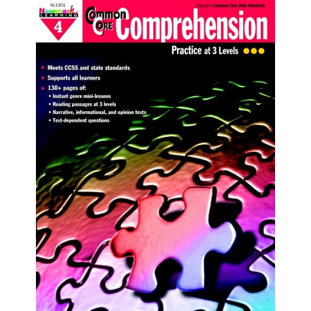 Newmark Learning Common Core Comprehension Reproducible Book, Grade 4