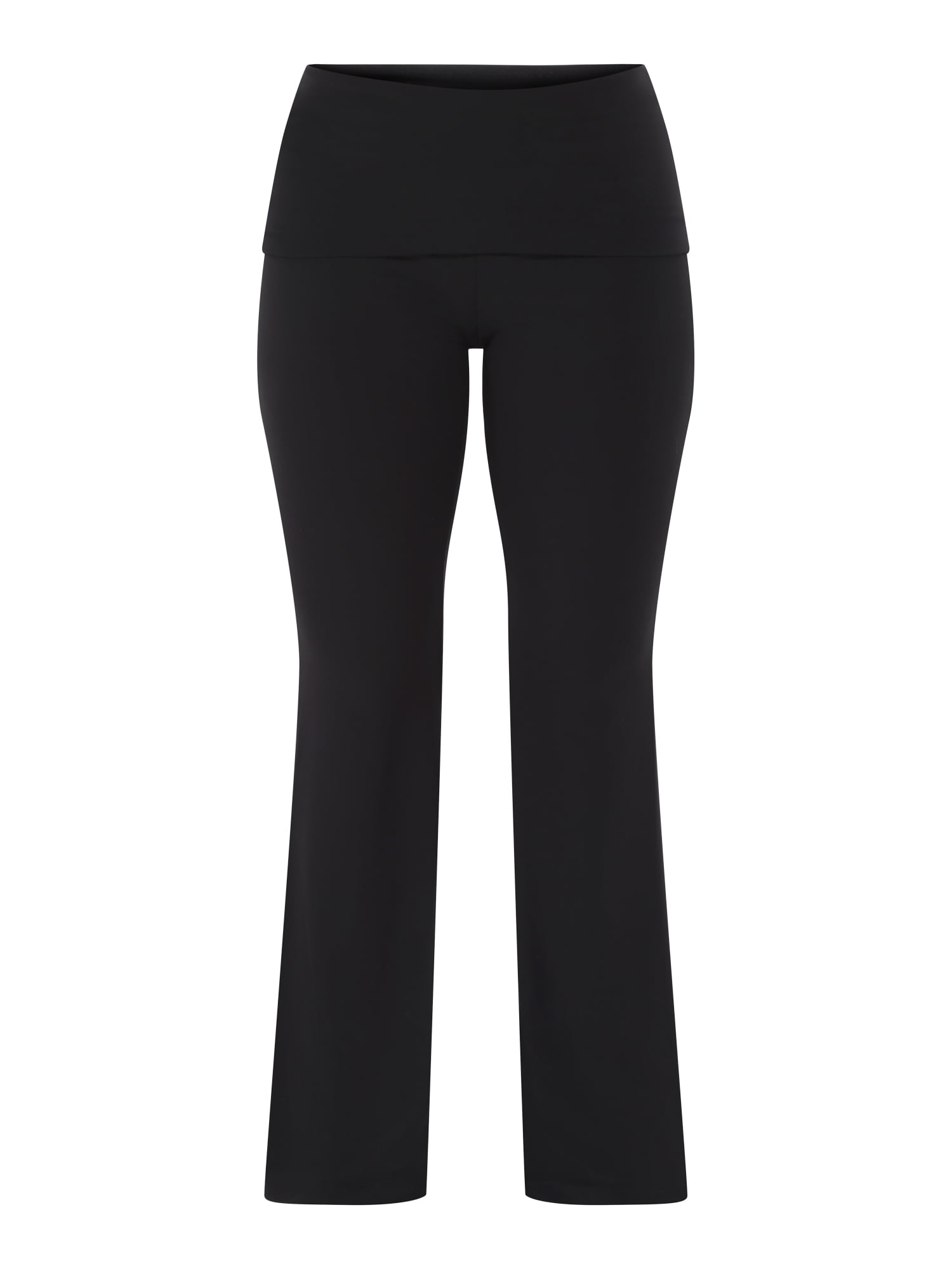 No Boundaries Flare Pants with Foldover Waistband, 32'' Inseam, Women's XS-XXL