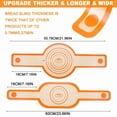 thumbnail image 7 of Luiisis 2 Pack Sourdough Bread Sling Set - Oval & Round Non-Stick Silicone Mat for Dutch Oven, Reusable with Long Handle for Easy Transfer, 7 of 7
