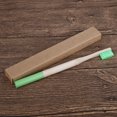 thumbnail image 1 of Eco Friendly Bamboo Toothbrush Medium Bristles Biodegradable Oral Care Adults Toothbrushes, 1 of 6