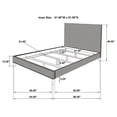 thumbnail image 6 of Pemberly Row Coastal Woven Rattan Wood Queen Panel Bed Kubu Gray, 6 of 6