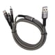 thumbnail image 4 of Cable de carga múltiple, 3 en 1 Cable de carga múltiple micro USB tipo C Cable de carga múltiple Respuesta rápida, 4 of 12