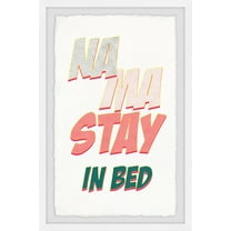 Marmont Hill Namastay in Bed IV Framed Wall Art