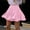 Pink, variant on Short Skirts for Women Under $10 Summer Casual Patchwork Mini Pleated Skirt