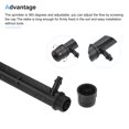 thumbnail image 3 of Uxcell Adjustable 360 Degree Drip Emitters 280mm Black for 1/4" Irrigation Tube Hose 10 Pack, 3 of 4