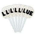 thumbnail image 1 of Lue Cupcake Picks Toppers - Set of 6 - Mutlicolored Speckles, 1 of 1