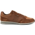 thumbnail image 2 of Geox U Edizione Men's Low Top Lace Up Leather Casual Trainers In Brown Size 8, 2 of 6