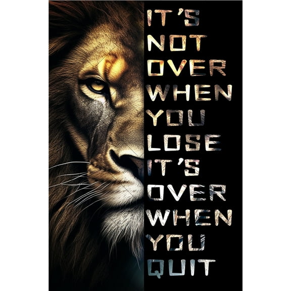 NOETE 8x12 Inch Inspirational Metal Tin Sign Motivational Wall Art Decor for Office, Home & Bathroom, Durable Inspirational Metal Tin Sign with Quotes, Perfect Gift Idea