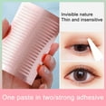 thumbnail image 2 of huanledash 1 Set Eyelid Tape Good-adhesion Long Lasting Invisible Perfect Fitting Natural Trace-less Enlarge Eyes Double Eye Sticker Female Supply, 2 of 8