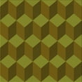 thumbnail image 1 of Ahgly Company Indoor Square Patterned Dark Bronze Brown Area Rugs, 8' Square, 1 of 6