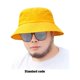 thumbnail image 2 of Sombrero ligero de protección solar de poliéster Sonducket Colección de Sombreros de verano amarillo tamaño estándar, 2 of 6
