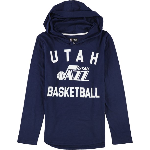 Camiseta gráfica con capucha G-III Sports Utah Jazz azul mediana