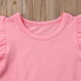 thumbnail image 5 of Kiapeise Baby Girl Ruffle Sleeve T-Shirt Top Basic Tee Summer Outfit, 5 of 5