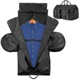 thumbnail image 1 of 45" Suit Carrier Bag Convertible Garment Bag With Shoulder Strap Handles Multipurpose Duffel Bag For Storage And Travel, 1 of 5