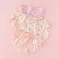 thumbnail image 5 of Little Girls Soft Cotton Panties Cute Prints Underwear Breathable Comfort Panties 4 Pack, 5 of 6