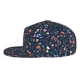 thumbnail image 3 of Balery Baseball Cap Flat Bill Hats for Men Adjustable Size for Running Workouts and Outdoor Activities All Seasons Dad Hat(Colorful Flowers ), 3 of 9