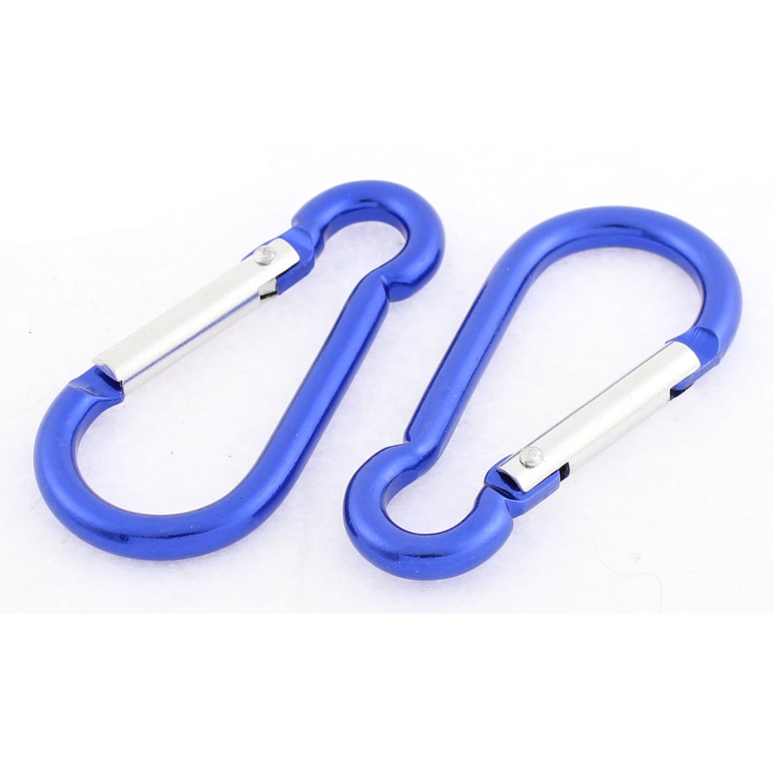 Metal Rectangle Shape Carabiner Clip Snap Hook Camping Hiking Key Clasp Chain 
