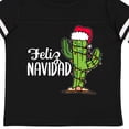 thumbnail image 4 of Inktastic Feliz Navidad Christmas Cactus in Santa Hat Boys or Girls Toddler T-Shirt, 4 of 5