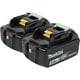 thumbnail image 1 of Batería Makita BL1850B-2 LXT de 18 V, iones de litio, 5 Ah, paquete de 2, 1 of 8