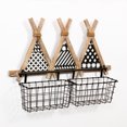 thumbnail image 2 of 3 Tents Wall Organizer with 2 Baskets, 2 of 7