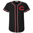 thumbnail image 2 of MLB Cincinnati Reds Youth Secondary Color Synthetic Jersey, 2 of 3