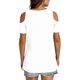 thumbnail image 4 of Puntoco Liquidación de blusas cortas para mujer Blusas de color liso para mujer Blusas de manga corta con escote en V y hombros descubiertos Blusas de moda, 4 of 5