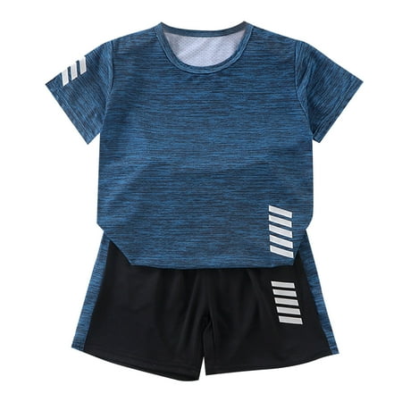 

Outfits Set For Girls Toddler Children Kids Children S Short Sleeved Suit Running Sportswear Casual Quick Drying Clothes For Boys Tshirt Shorts Two Piece Suit