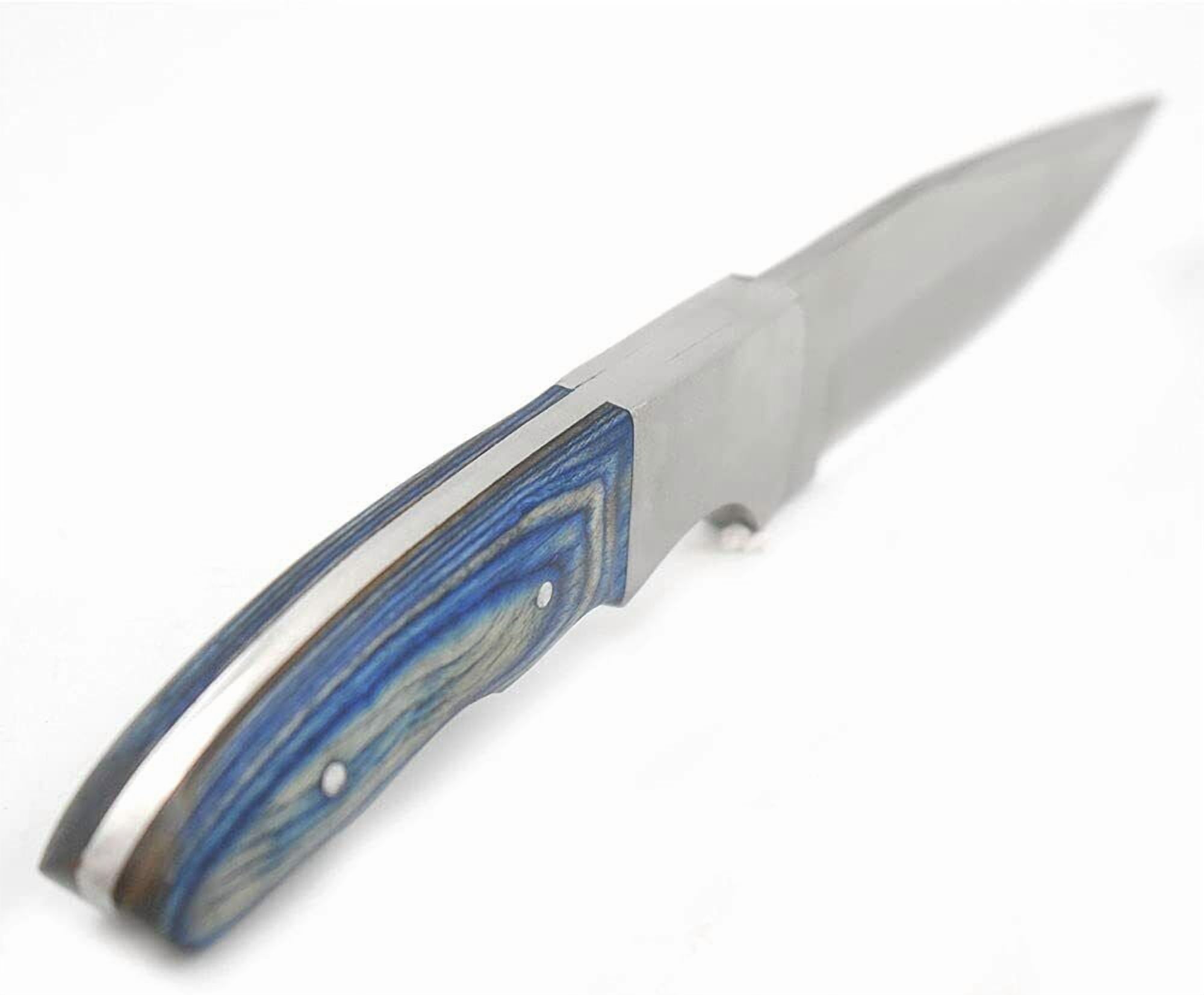 Wild Turkey Handmade Collection Heavy Duty Blue Wood Handle Hunting Knife | Stai