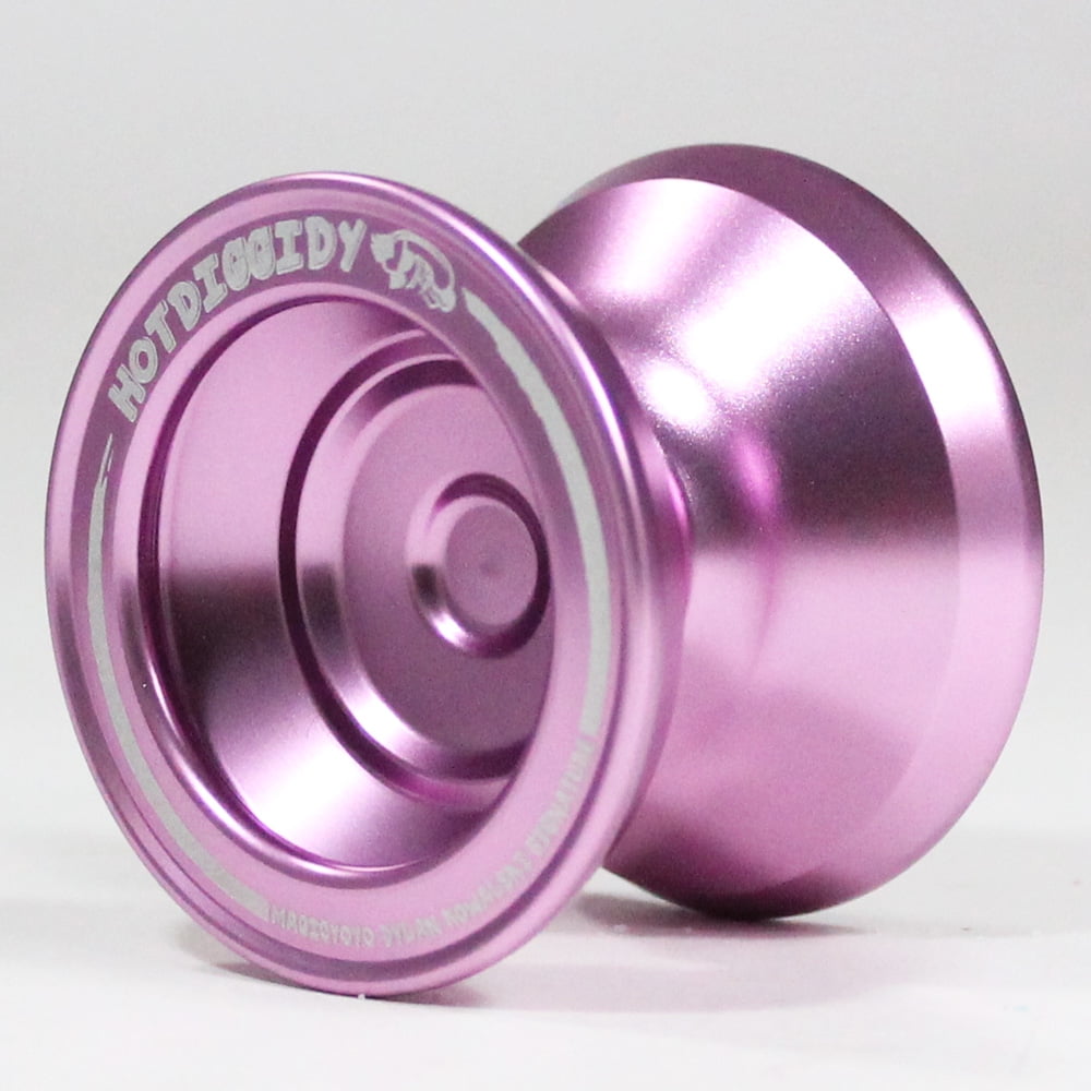 Magic YoYo HOTDIGGIDY Yo-Yo - 6061 Aluminum - Dylan Kowalski Signature YoYo (Purple) - Walmart.com