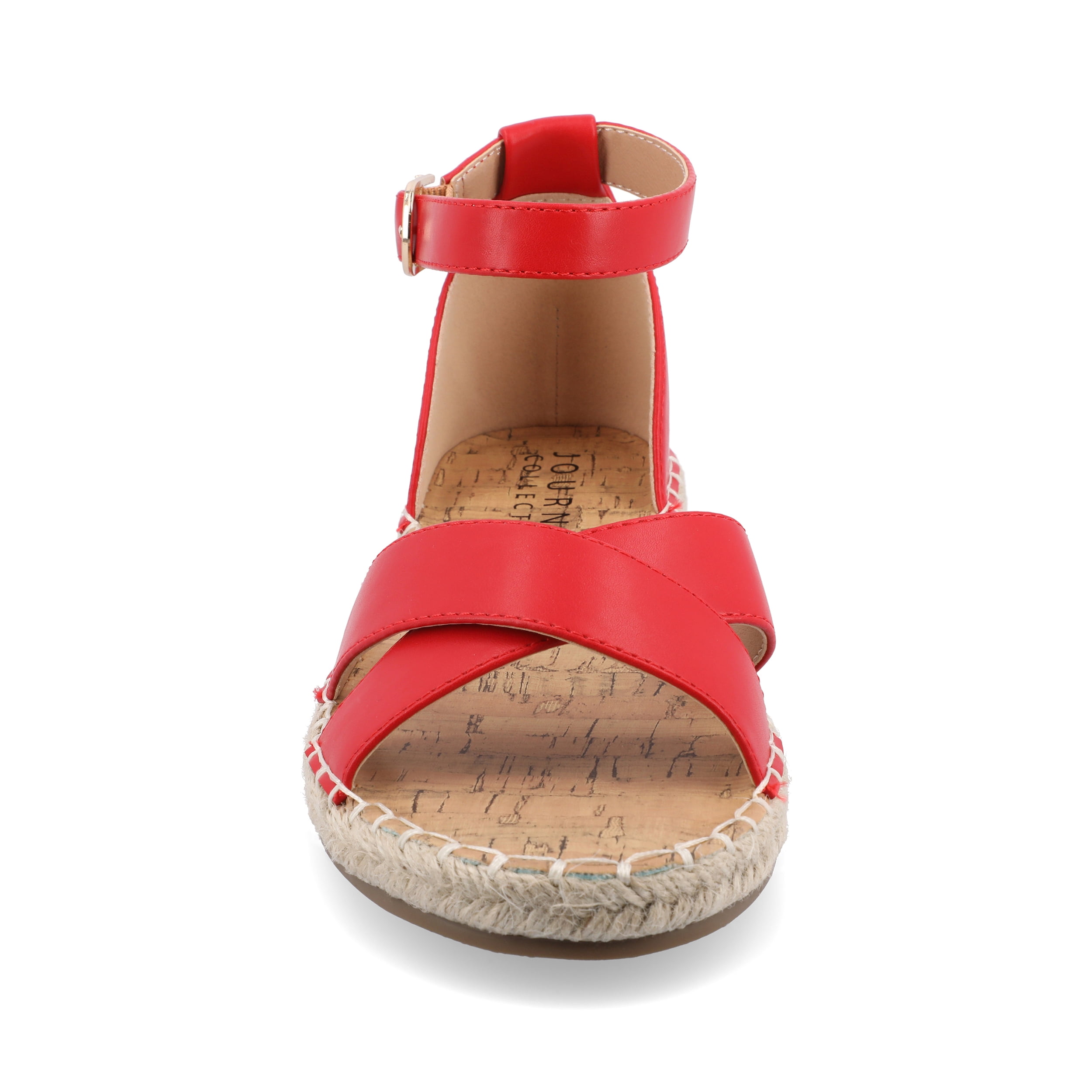 Journee Womens Lyddia Espadrille Flat Sandals, Widths Available