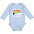 thumbnail image 3 of Inktastic 1st Birthday Kiss Me Im One Boys or Girls Long Sleeve Baby Bodysuit, 3 of 5
