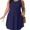 Navy Blue, variant on Cueply Plus Size Summer Dresses for Curvy Women Casual Sleeveless Crew Neck Loose Womens Midi Dresses