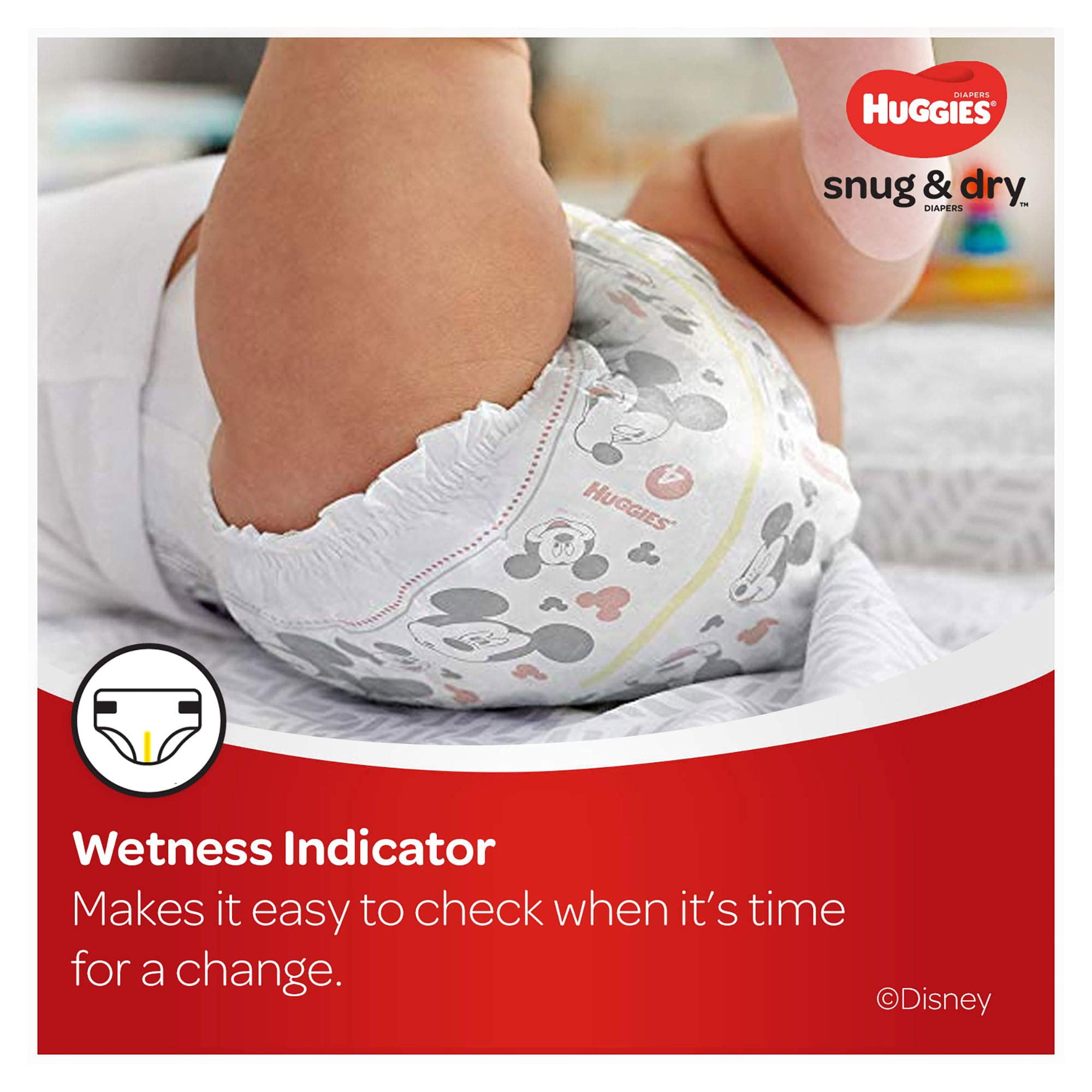 Huggies Snug & Dry Baby Diapers, Size 5, 88 Ct