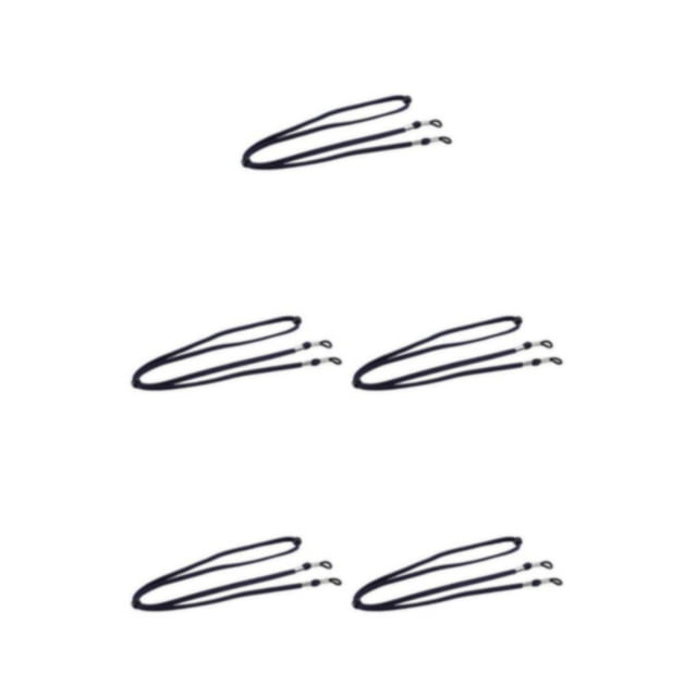 Transemion Eyeglass Strap Non- for Slip Stretchy Universal Rope Eyewear Sports Retainer Dark Blue 26.77 Inch 5Set