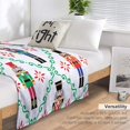 thumbnail image 3 of Christmas Nutcracker Candy Cane Flannel Fleece Throw Blanket Xmas Sweet 50x60 Inches Soft Blanket for Couch,Cozy,Warm,Lightweight, 3 of 5