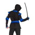 thumbnail image 4 of Mens Blue Ninja Costume, 4 of 4