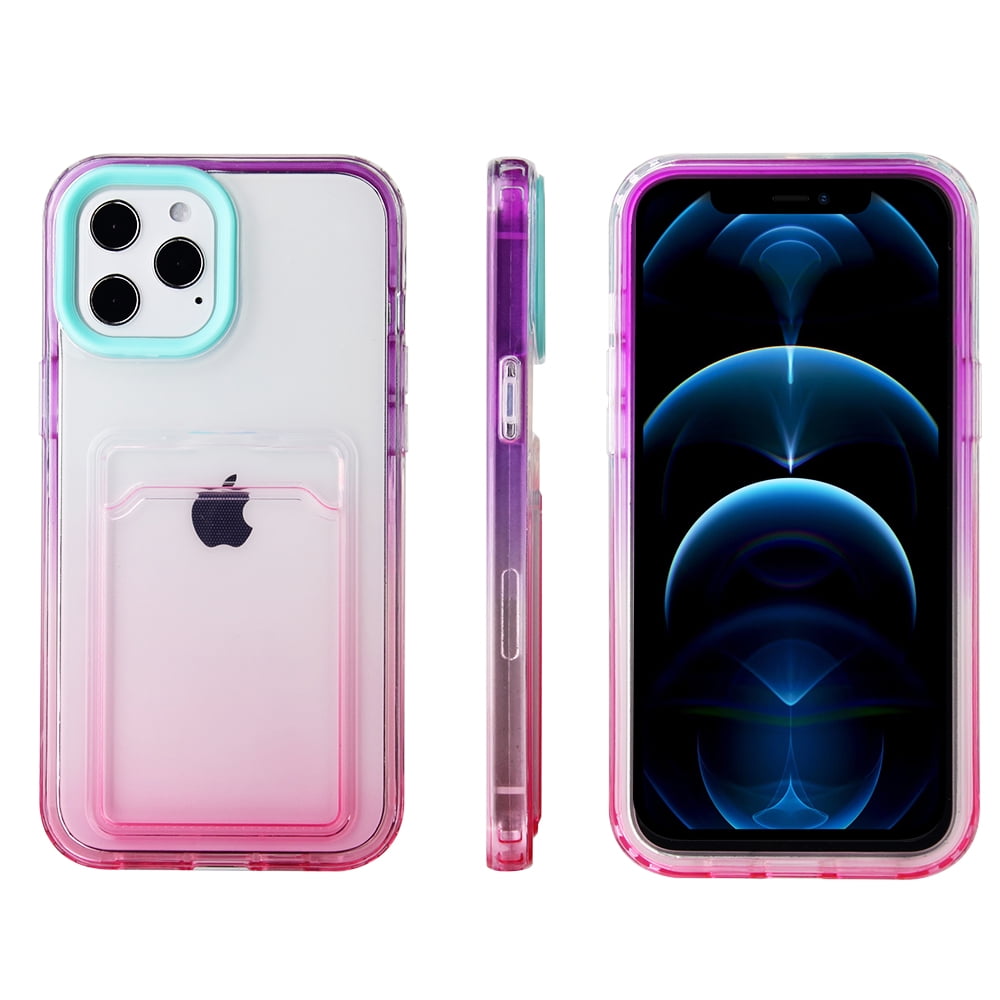 NYCPrimeTech iPhone 12/ iPhone 12 Pro Case/Slim & Soft Transparent Neon  Pink Cover with Bumper Edge for iPhone 12 Pro & iPhone 12/ Cute Flexible &  Stylish Protection // 6.1(Hot Pink) : : Electronics