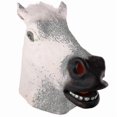thumbnail image 5 of 1pc Halloween Mask Latex Horse Head Mask Animal Headgear Cosplay Props-hy, 5 of 5
