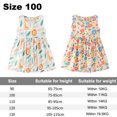 thumbnail image 2 of Vestido casual para niña, vestidos sin mangas para fiesta de verano para niños, ropa de playa para fiesta de verano, 100cm, 2 of 5