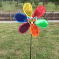 thumbnail image 3 of Pin Wheel Stake Windmill Wind Rotator Kids Playground Toy, 3 of 10