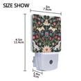 thumbnail image 4 of Yayeee LED Plug in Night Light for The Home with Auto Dusk to Dawn Light Sensors, 2 Pack, Floral Dogs Pattern, 4 of 6