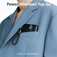 thumbnail image 5 of CATGOOD Magnetic Portable Charger, 10,000mAh Wireless Power Bank with USB-C Cable, Magnetic Battery Pack for iPhone 17/16/15/14/13/12 Series (Black), 5 of 10