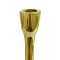 thumbnail image 6 of CosmoLiving by Cosmopolitan 3 Candle Gold Aluminum Metal Slim Candle Holder with Block Bases, Set of 3, 6 of 12