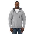 thumbnail image 1 of Fruit Of The Loom Mens Sofspun Full-Zip Hooded Sweatshirt, L, Athletic Heather, 1 of 3