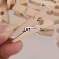 thumbnail image 4 of 2x 100 Piezas Pinzas de Naturales Pinzas para 25 * 3 Mm Macarena clavijas de madera, 4 of 8