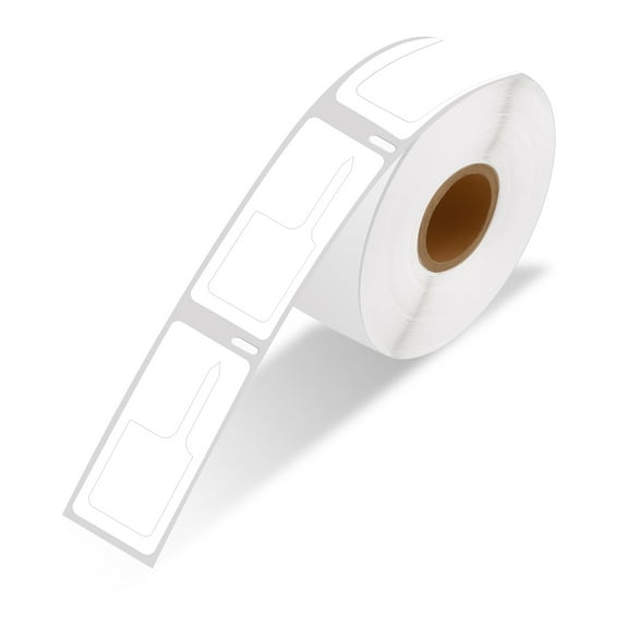 GREENCYCLE 20 Roll (400 Labels/Roll) Price Tag Rat Tail Style Multipurpose Labels Compatible for Dymo 30373 7/8" x 15/16"(22mm x 24mm) LabelWriter Printer,BPA Free