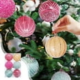 thumbnail image 2 of Btomtd 6pcs 3.15"/8cm Multicolor Christmas Ball Ornaments, Vibrant Assorted Color Xmas Tree Hanging Balls for Holiday and Party Decor Set, C, 2 of 6