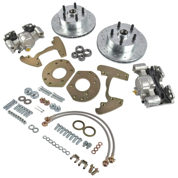Mustrod For 1964 1965 1966 Ford Mustang Six Cylinder 5 Lug Disc Brake Conversion Kit