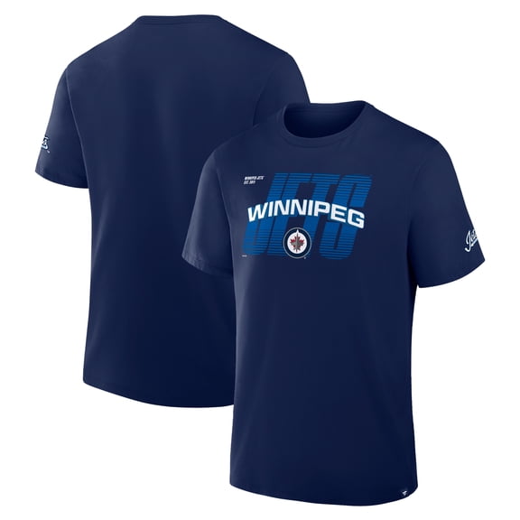Men's Fanatics Navy Winnipeg Jets Team Vision Legacy T-Shirt